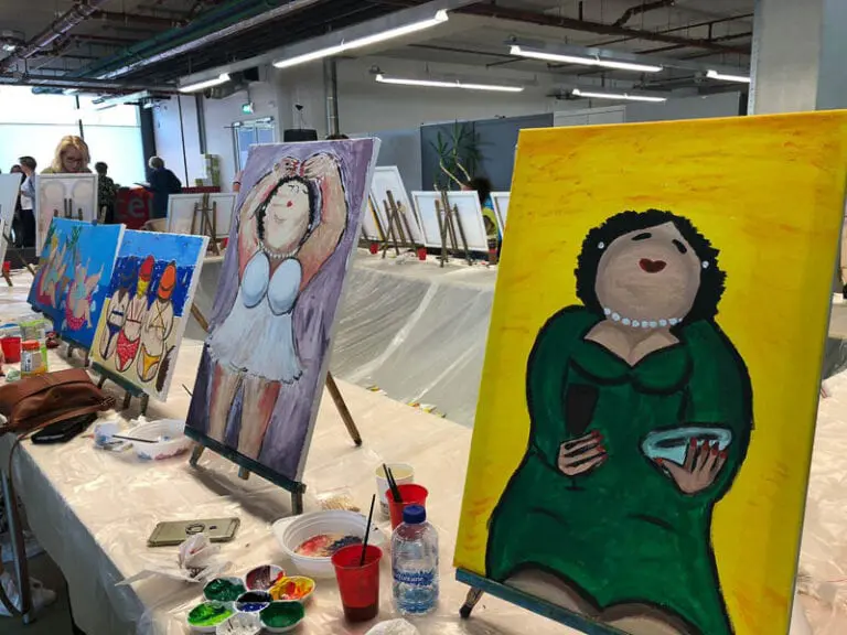 Workshop Dikke Dames Schilderen