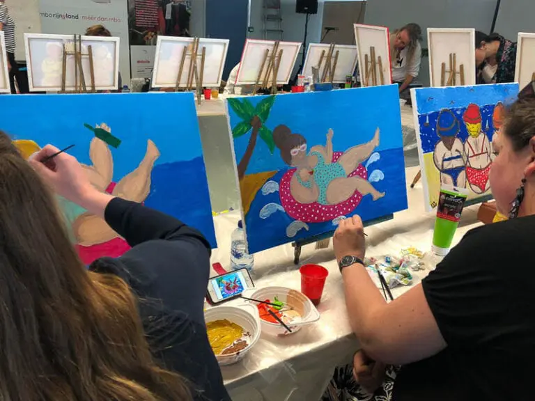 Workshop Dikke Dames Schilderen