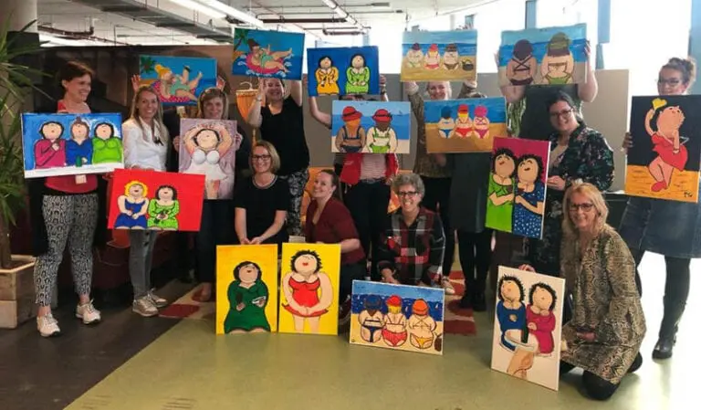 Workshop Dikke Dames Schilderen