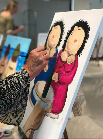 Workshop Dikke Dames Schilderen