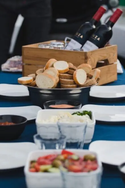 arrangement, boot, barbecueboot