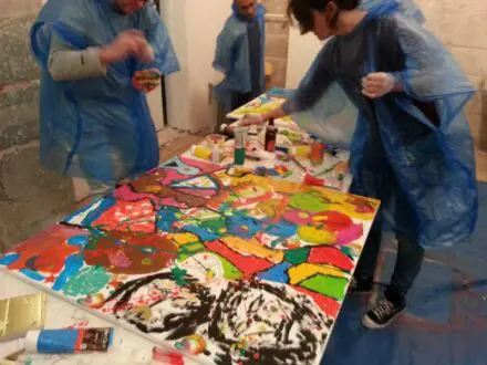 verven, action painting