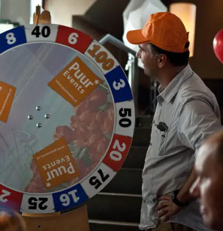 draairad, spel, gek op holland