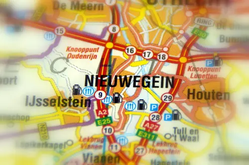 Bezie3nswaardigheden Nieuwegein, plattegrond
